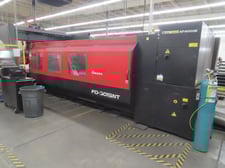 Amada #FO3015NT, CNC laser, 5' x'10tbl., 4000 watts, 122.2" X, 61" Y, 7.87" Z, chiller, dust collector, 2005