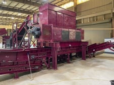Promeco #KR2600, single shaft hydraulic shredder, 300 HP