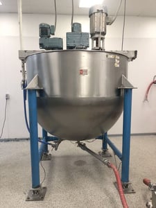 600 gallon Lee #600D, Stainless Steel triple motion mix kettle, 1982