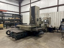 5" Olympia #H50X60, CNC horizontal boring mill table type, 4-2500 RPM, #50, 50" X, 60" Y, 28" Z AcraMatic