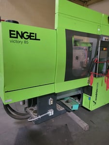 85 Ton, 6.8 oz., Engel Victory #1350/85, servo-hyd injection molder, tiebarless, 27.56" DL, CC300, 2017