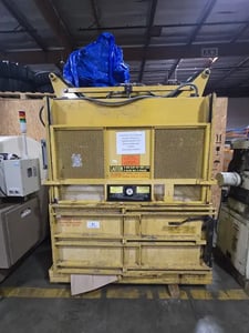 Harmony #M60MD, baler GPI cardboard box vertical compactor, 8' low clearance
