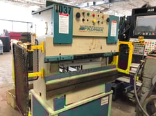 25 Ton, Premier #425-2, CNC hydraulic press brake, 4' overall, 30" between housing, 4" stroke, 4" throat, 1997