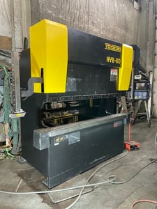 72 Ton, Toyokoki #HYB-60-20, CNC hydraulic press brake, 6' overall, 66.3" between housing, 5.9"stroke