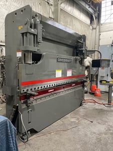 90 Ton, Cincinnati #90AF8, CNC Autoform hydraulic press brake, 10' overall, 102-1/2" between housing, 25 HP