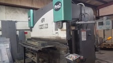 200 Ton, Piranha #Pro-2, CNC hydraulic press brake, 12' overall, 124" between housing,Delem DA51,2007