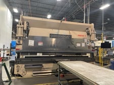 230 Ton, Cincinnati #230-Autoform, CNC hydraulic press brake, 18' overall, 198-1/2" between housing, 16"