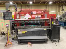 55 Ton, Amada #RG-50, CNC hydraulic press brake, 6.6'OA, 59.9" between housing, 3.94"stroke, 15.76"throat