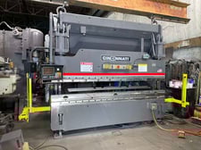 90 Ton, Cincinnati #90CB, hydraulic press brake, 10' overall, 102-3/4" between housing, 8" stroke, 7" throat