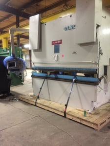 190 Ton, LVD #190/10PPEB-MNC-95, CNC hydraulic brake, 10' overall, 102" between housing, 7.9"stroke
