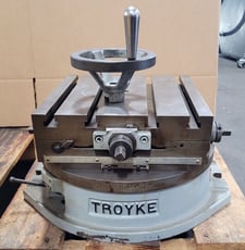 12" x 12" Troyke #DMT-15, cross slide rotary table, lot #3518-22