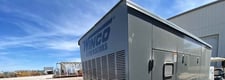 35 KW Winco, diesel emergency generator set, 120/240 Volts, 1-phase, FTPNEF 45 engine, 180 gal. tank