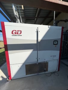 1728 cfm, 100 psi, Gardner Denver #VST225-260A, rotary screw air compressor, 300 HP, variable speed, 2016
