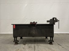 6' x 4' Welding Table, 38-1/2" High
