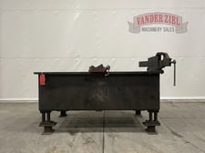 6' x 4' Welding Table, 38-1/2" High