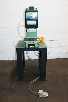 6 Ton, RMT #5VSG, air press, 1.5 stroke, 8" Shut Height, 1" ram adj., 7.5" throat, floor stand