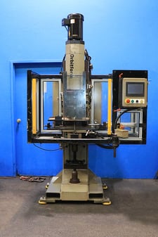 Orbitform #P-845, orbital riveter, 0.84" capacity, 2.5" stroke, 9" throat, 16" x 26" work table