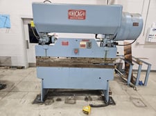 45 Ton, Chicago #56-A, mechanical press brake, 6' overall, 62" between housing, 3" stroke, 12" Shut Height