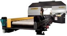 40" x 40" Hyd-Mech #H-40/40, automatic horizontal bandsaw, 3" x 37" blade, 45-225 SFM, 20 HP