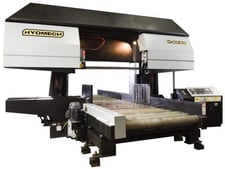 40" x 65" Hyd-Mech #H-40/65, automatic horizontal bandsaw, 3" x 40' 4" blade, 45-225 SFM, 20 HP