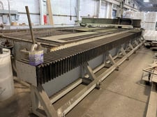 Flow, water jet cutting system, 60000 psi, 144" x 336" table, 2008