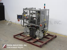 PDC #90-2E, automatic, 2 head / dual reel neck bander, 200-500 cpm