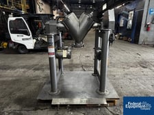 1 cu.ft. Patterson, twin shell Blender, Stainless Steel, Liquid Bar, on stands