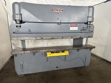 55 Ton, Pacific #J55-8, hydraulic press brake, 8' overall, 78" between housing, 6" stroke, 1985