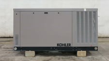 30 KW Kohler #30CCL, Natural gas / propane generator set, 120/240 Volts, 1-phase, 47 HP @ 1800 RPM, KG2204T