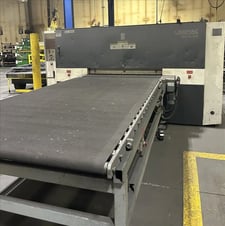 Lissmac #SBM-XL1500, deburrer, 2"-60" working width, 0.02"-4.7" material thickness, 66.5 HP, 13 FPM, 2019