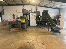 Cable recycling processing line, Gomine #GMC600, 40 HP, 220 V., 3 phase, 60 hz