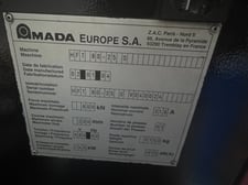 88 Ton, Amada #HFT-8025S, CNC press brake, 8.3'OA, 83" BH, 7.87" stroke, 16.5" throat, 18.5" open, 27.6" Back