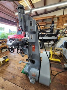 Oliver #94-D, automatic chisel mortiser, 1/4"-3/4" capacity, 4" stroke, 3/4" shank, 16-40 SPM, 1965