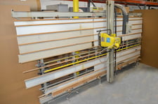 Putsch-Meniconi #SVP-133, 6' x14' vertical panel saw, 9.84" blade, 1.18" arbor, 5300 RPM, 1995