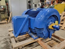 150 HP 3566 RPM Teco Westinghouse #APH15025-841, Industrial Electric Motor, Frame 445TS, 575 Volts