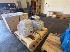 30 HP 968 RPM ABB, Frame 200-MLB, explosion proof electric motor, 380 Volts, 50 Hz, 22 kW, IP55, Ex db, S1