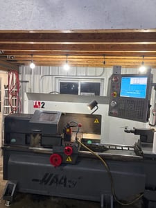 Haas #TL-2, CNC Lathe, Coolant Tank & Pump, 20" swing, 11" swing over cross slide, 10" chuck, 16" diameter x