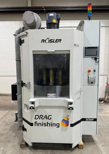 Rosler #R4/700SF, 5.3 Ft drag finisher, 4 spindles, 3-bowls, Siemens, 2018