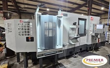 Haas #EC-400PP, CNC horizontal machining center, 6-pallet changer, 22" X, 25" Y, 22" Z, 15000 RPM, 100+1 side
