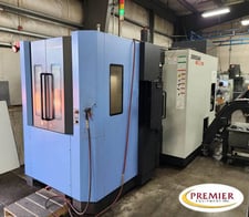 Daewoo Doosan #HP-4000, CNC horizontal machining center, Fanuc Series 31iA, 23.6" X, 22" Y, 23.6" Z, 14000