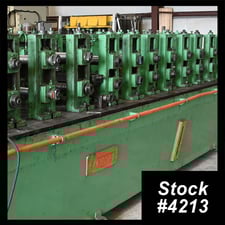 14 Stand, Ardcor #F15-2-1/2-15, rollformer, 2-1/2" spindle diameter, 15" roll space, 16" horizontal centers