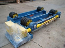 10 Ton, Webb #T30-PWR-16 / T30-IDL-16, tank turning rolls, 20000 lb., 12"-16" diameter range, hand pendant
