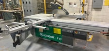 Altendorf #F45, Sliding Table Saw, 130" cutting length, 10' sliding table length, 128" crosscut, 17" main