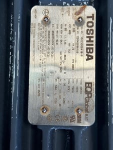 100 HP 3560 RPM Toshiba, Frame 405TS, TEFC, 460 Volts, 112a, type: tkkh