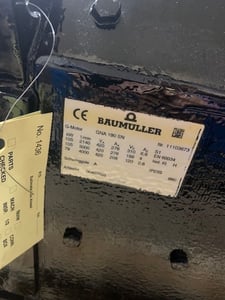 105 KW HP 2140 RPM Baumuller, TEBV, 420 VA, 310 VF