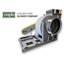 186 cfm @ 20 S.P., New York Blower #33-ACF, airfoil centrifugal fan 21, 100 HP