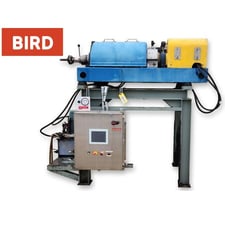 Flottweg Bird #1350, duplex decanter centrifuge, 8° bowl, 20000 lb torque, 30 HP