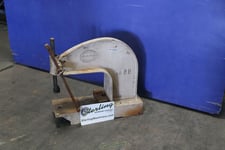 5 Ton, Greenerd #3B, arbor press, 16 throat, 1-3/4" ram diameter, 6" adj. air cylinder