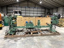 3/16" Blue Valley #72, elliptical head shear & flanger, 94" diameter, vari-speed control, 1979