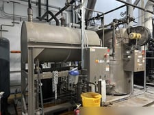 100 HP Fulton #VMP-100, vert Multi-Port Boiler, w/ Condensate Return Tank, 216 sq.ft., 3348000 BTUH, 460